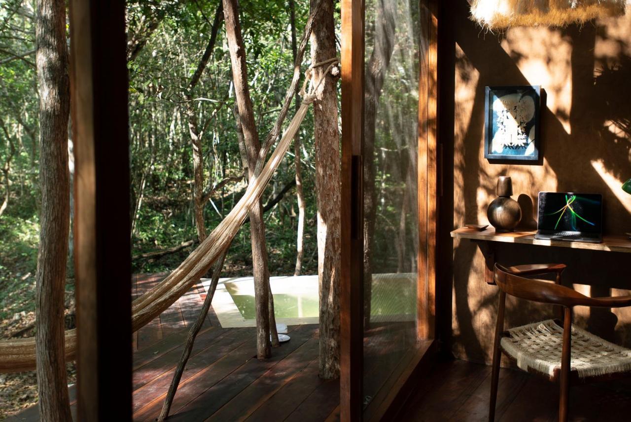 Ojo De Arbol, Boutique Cabin In The Real Jungle Tulum Exterior photo